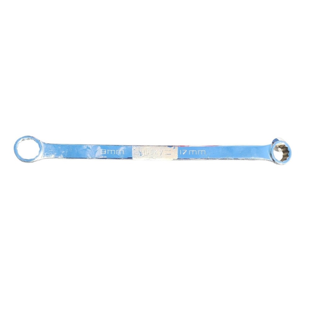 Husky 17mm x 19mm Double Box End Wrench 12-Point Metric 39817 USA Made
